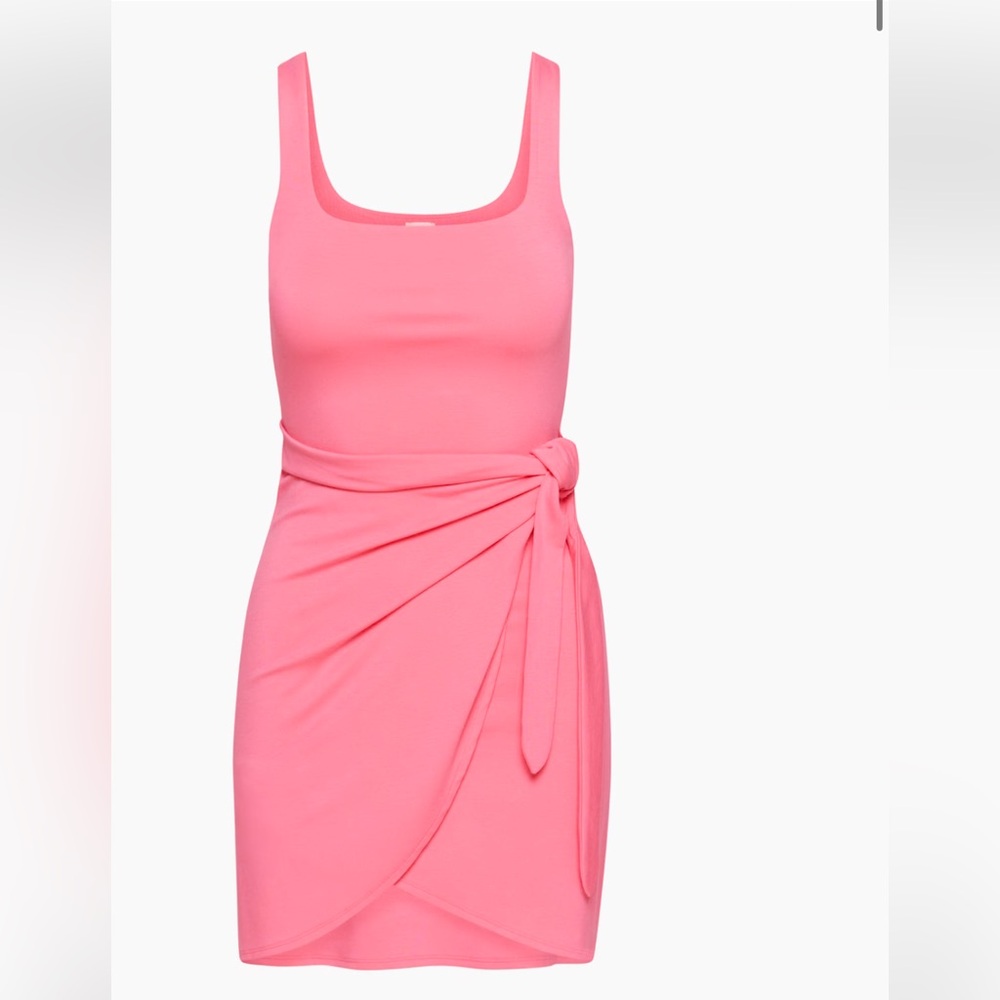 Artizia Wilfred Saturn Mini Dress Drapey jersey mini wrap dress. UNWORN